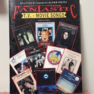 Fantastic TV & Movie Songs - Easy Piano Arrangements by Dan Coates 1991